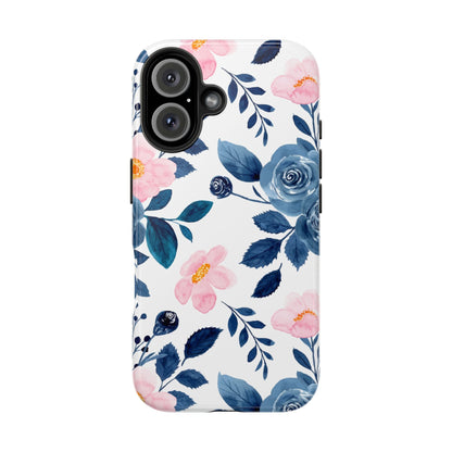 Pastel Garden Charm – iPhone Series Case with Watercolor Flowers - BOGO Cases
