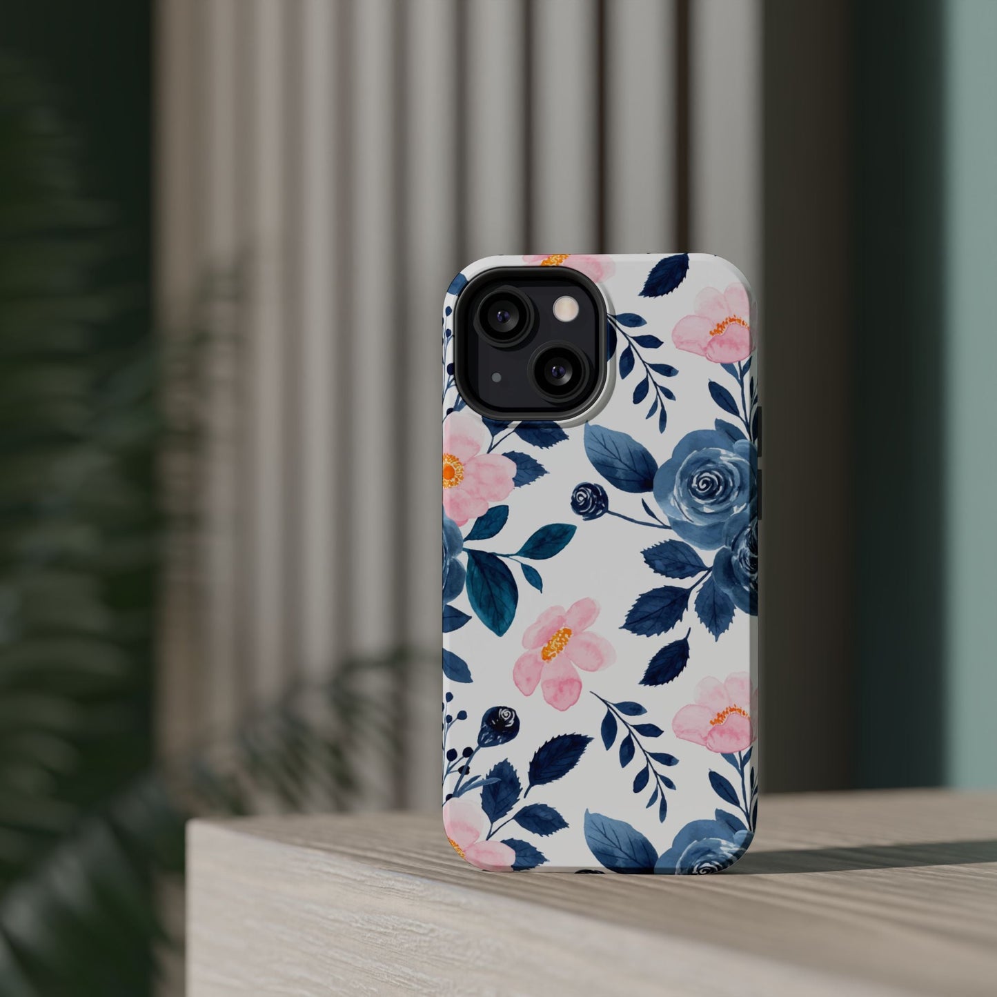 Pastel Garden Charm – MagSafe Case with Soft Watercolor Floral Print - BOGO Cases