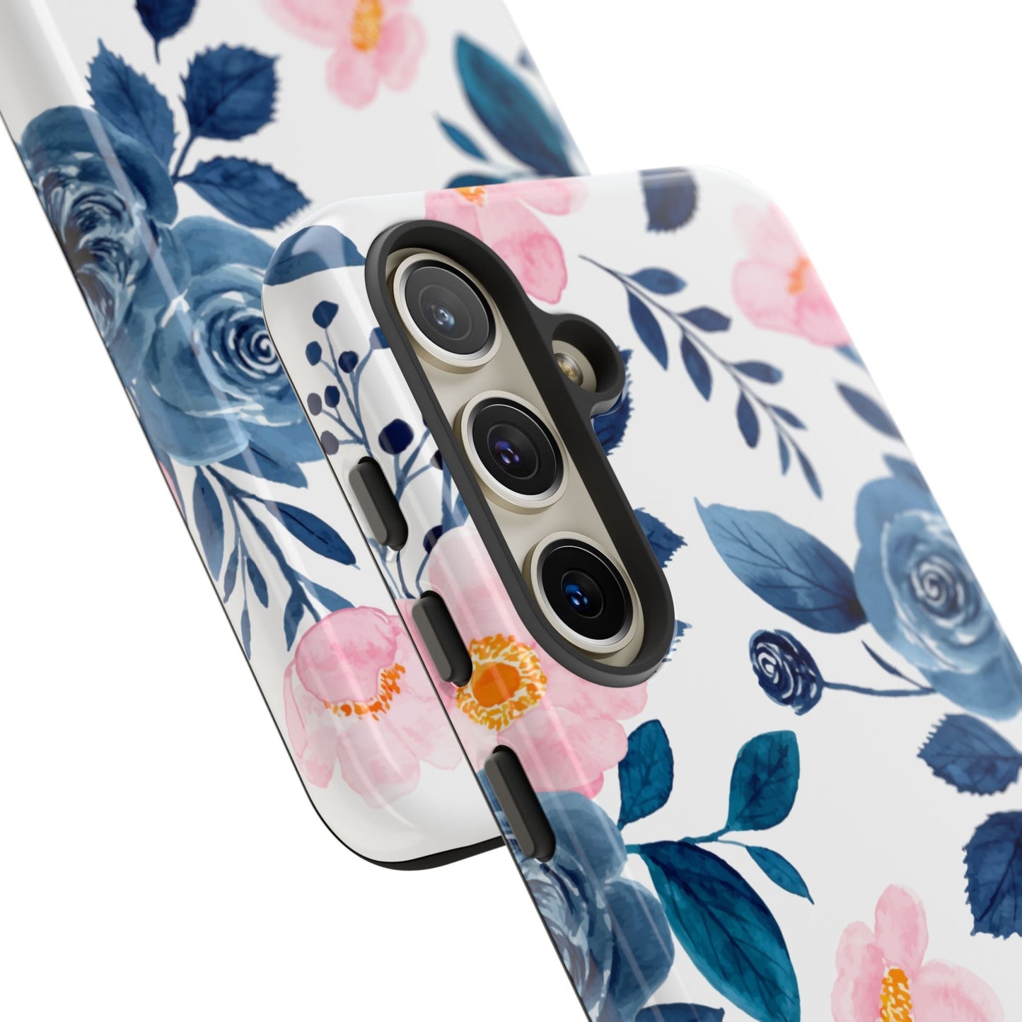 Pastel Garden Charm – Samsung Galaxy Case with Delicate Floral Design - BOGO Cases