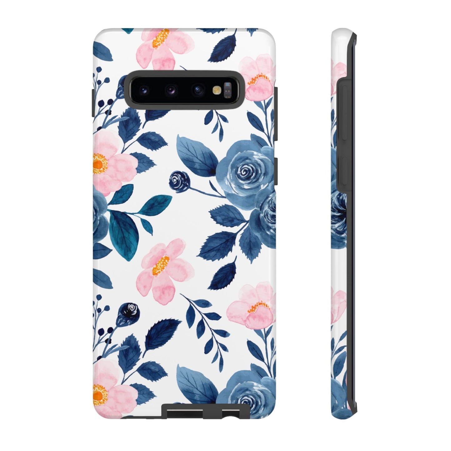 Pastel Garden Charm – Samsung Galaxy Case with Delicate Floral Design - BOGO Cases