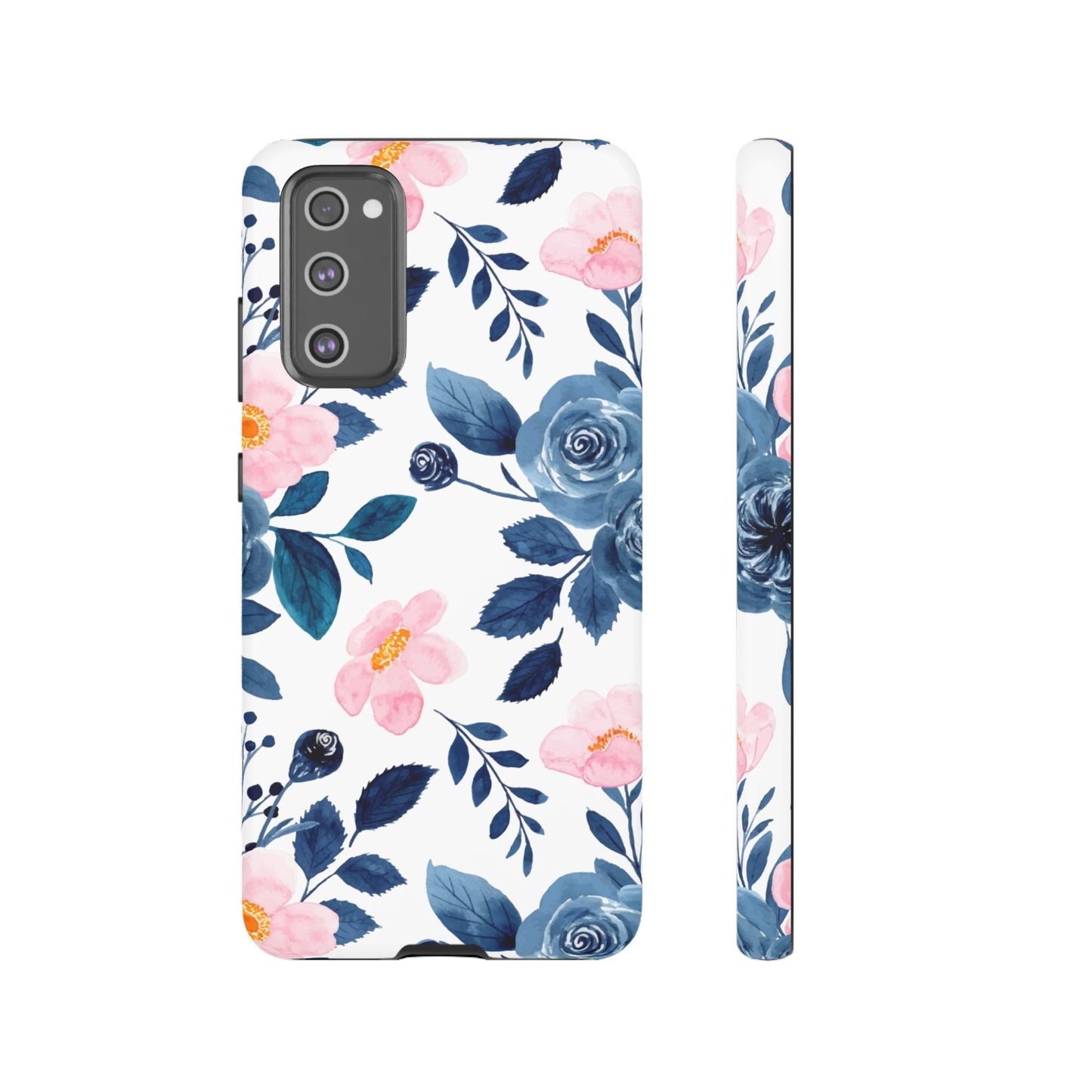 Pastel Garden Charm – Samsung Galaxy Case with Delicate Floral Design - BOGO Cases