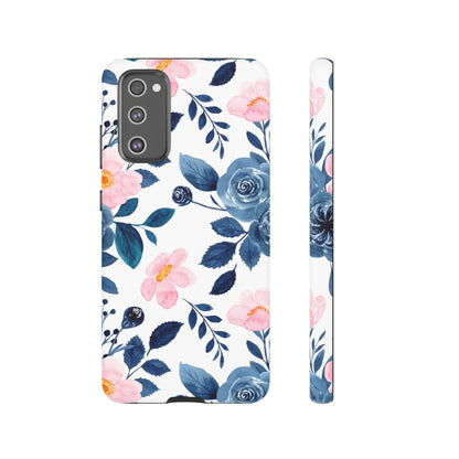 Pastel Garden Charm – Samsung Galaxy Case with Delicate Floral Design - BOGO Cases