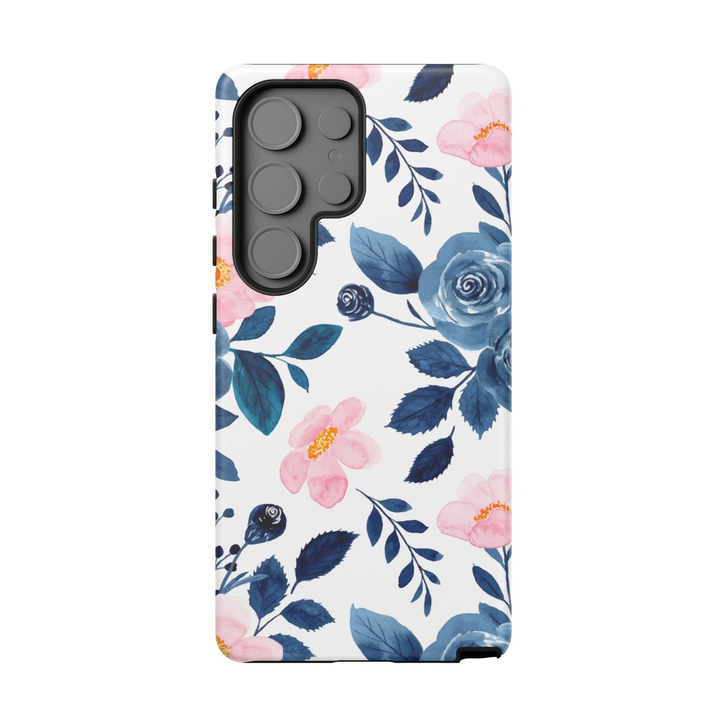 Pastel Garden Charm – Samsung Galaxy Case with Delicate Floral Design - BOGO Cases