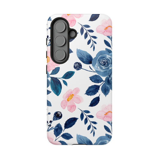 Pastel Garden Charm – Samsung Galaxy Case with Delicate Floral Design - BOGO Cases