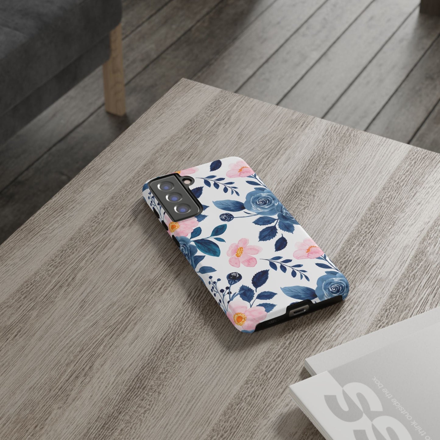 Pastel Garden Charm – Samsung Galaxy Case with Delicate Floral Design - BOGO Cases