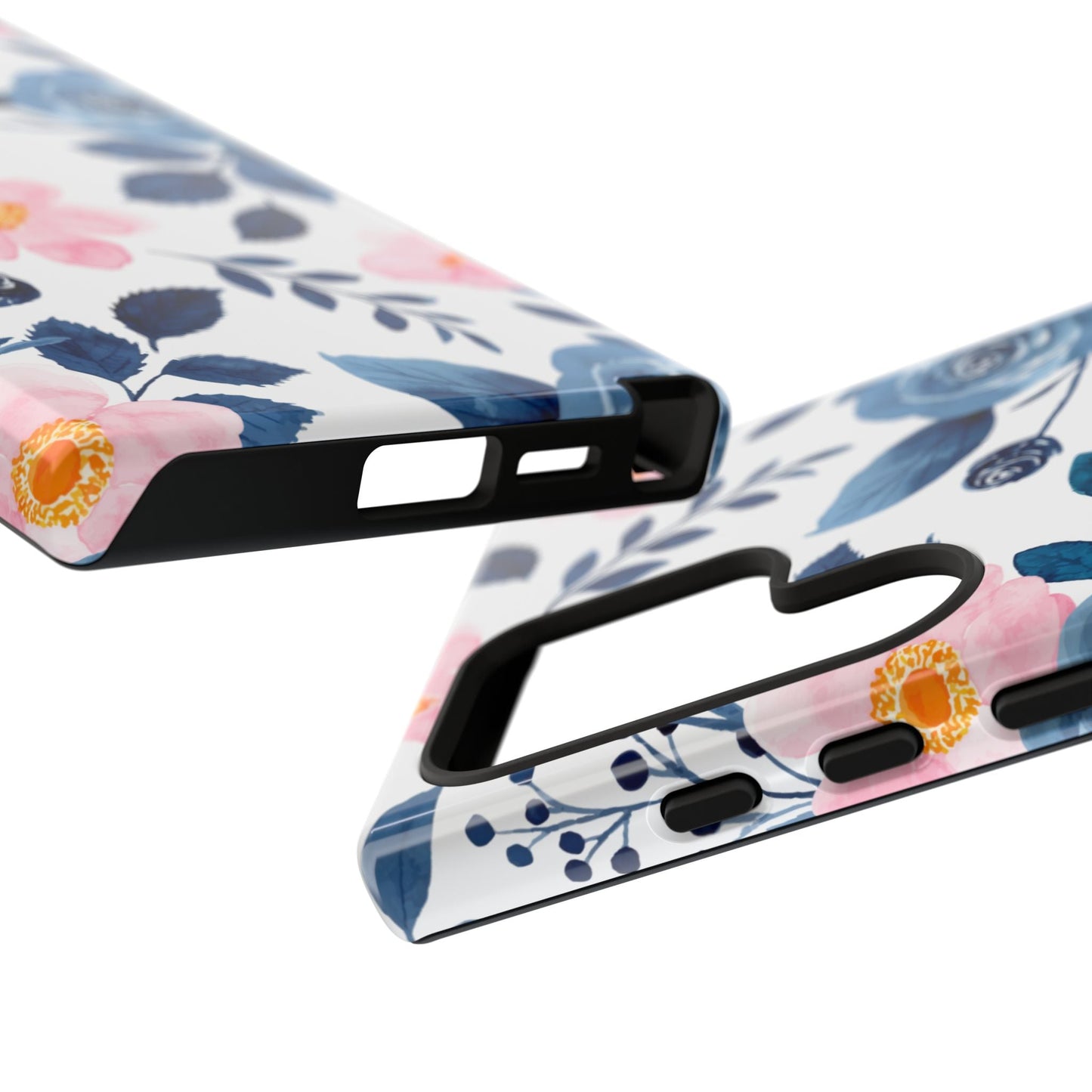 Pastel Garden Charm – Samsung Galaxy Case with Delicate Floral Design - BOGO Cases
