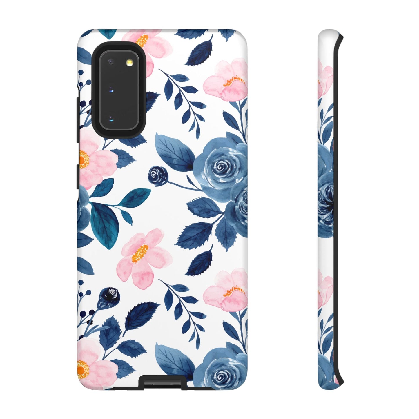 Pastel Garden Charm – Samsung Galaxy Case with Delicate Floral Design - BOGO Cases