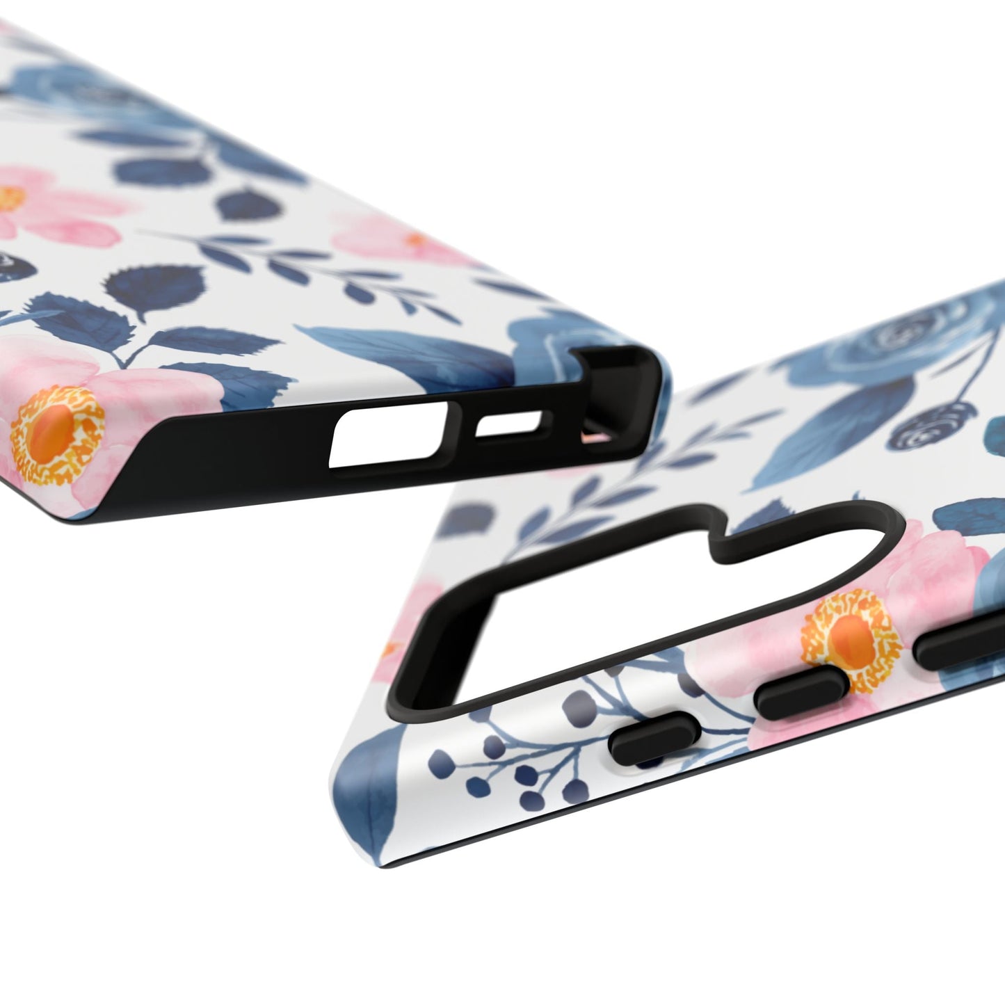 Pastel Garden Charm – Samsung Galaxy Case with Delicate Floral Design - BOGO Cases