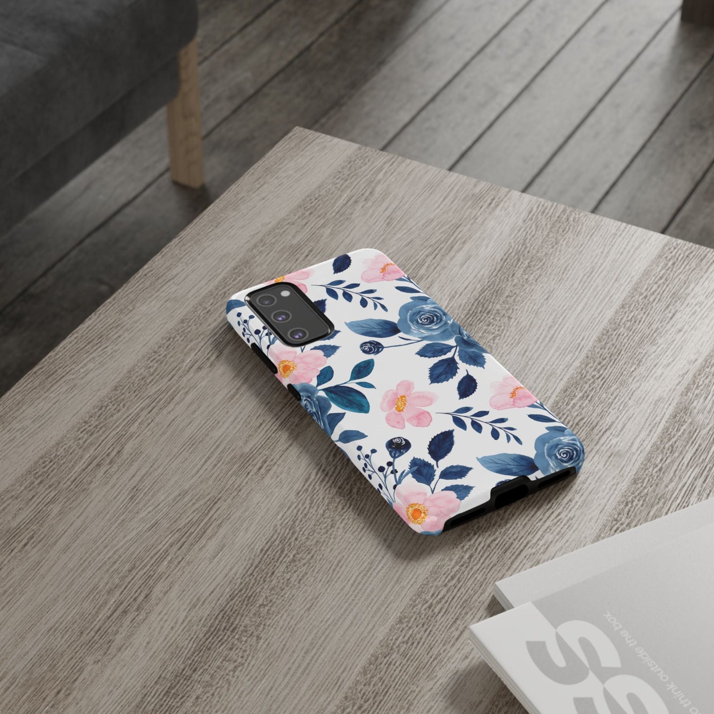 Pastel Garden Charm – Samsung Galaxy Case with Delicate Floral Design - BOGO Cases