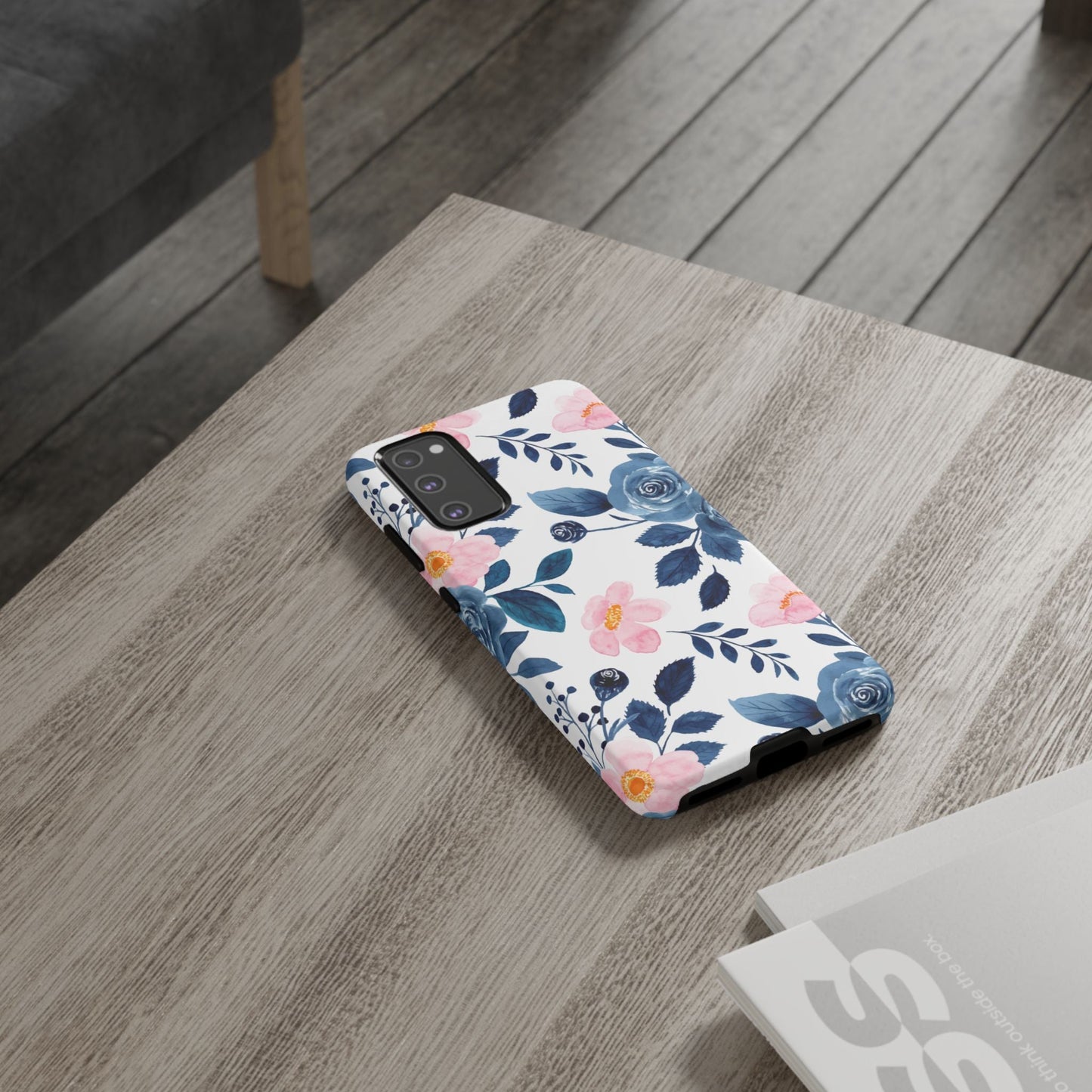 Pastel Garden Charm – Samsung Galaxy Case with Delicate Floral Design - BOGO Cases