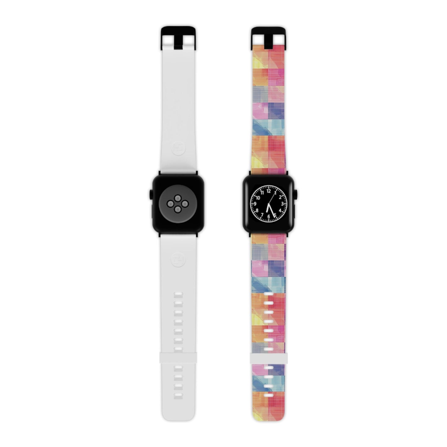 Pastel Panache Watercolor Plaid Apple Watch Band - BOGO Cases