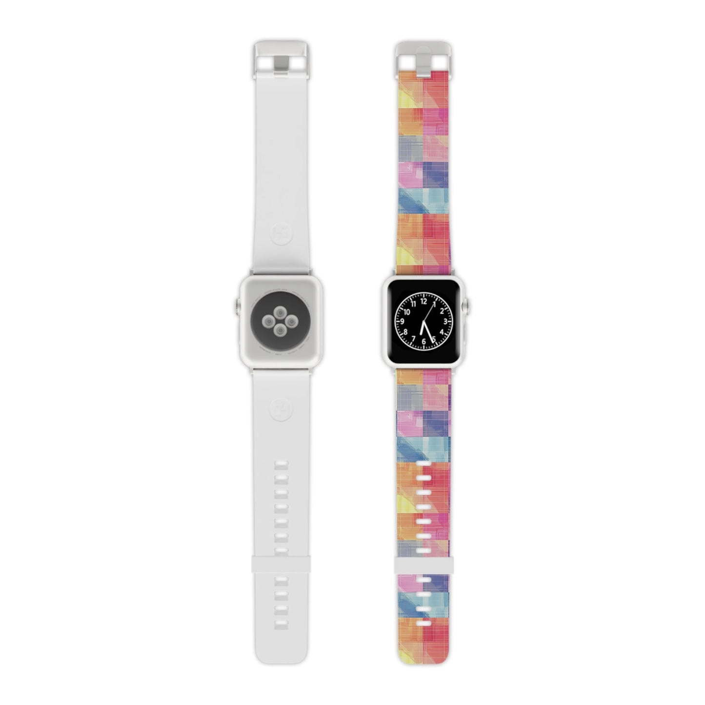 Pastel Panache Watercolor Plaid Apple Watch Band - BOGO Cases