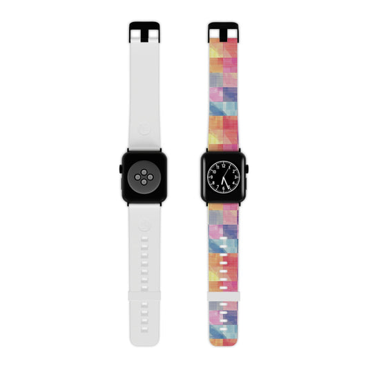 Pastel Panache Watercolor Plaid Apple Watch Band - BOGO Cases
