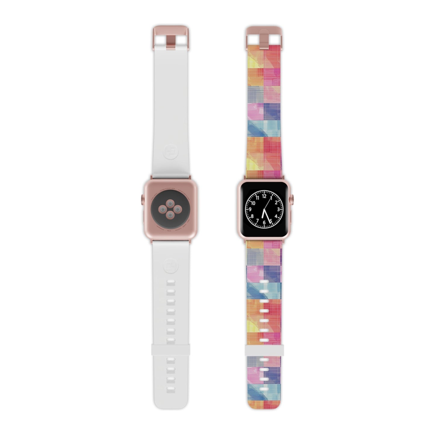 Pastel Panache Watercolor Plaid Apple Watch Band - BOGO Cases