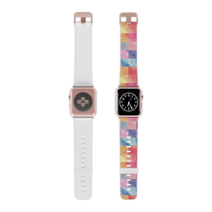 Pastel Panache Watercolor Plaid Apple Watch Band - BOGO Cases