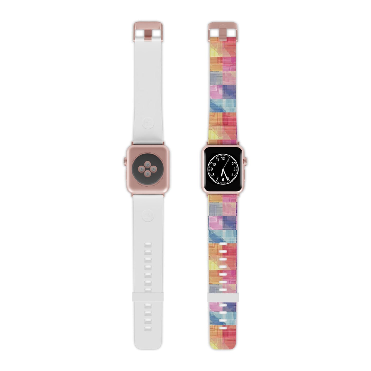 Pastel Panache Watercolor Plaid Apple Watch Band - BOGO Cases