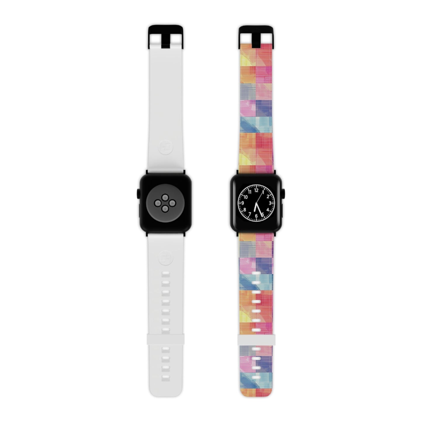 Pastel Panache Watercolor Plaid Apple Watch Band - BOGO Cases