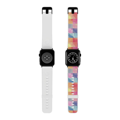 Pastel Panache Watercolor Plaid Apple Watch Band - BOGO Cases