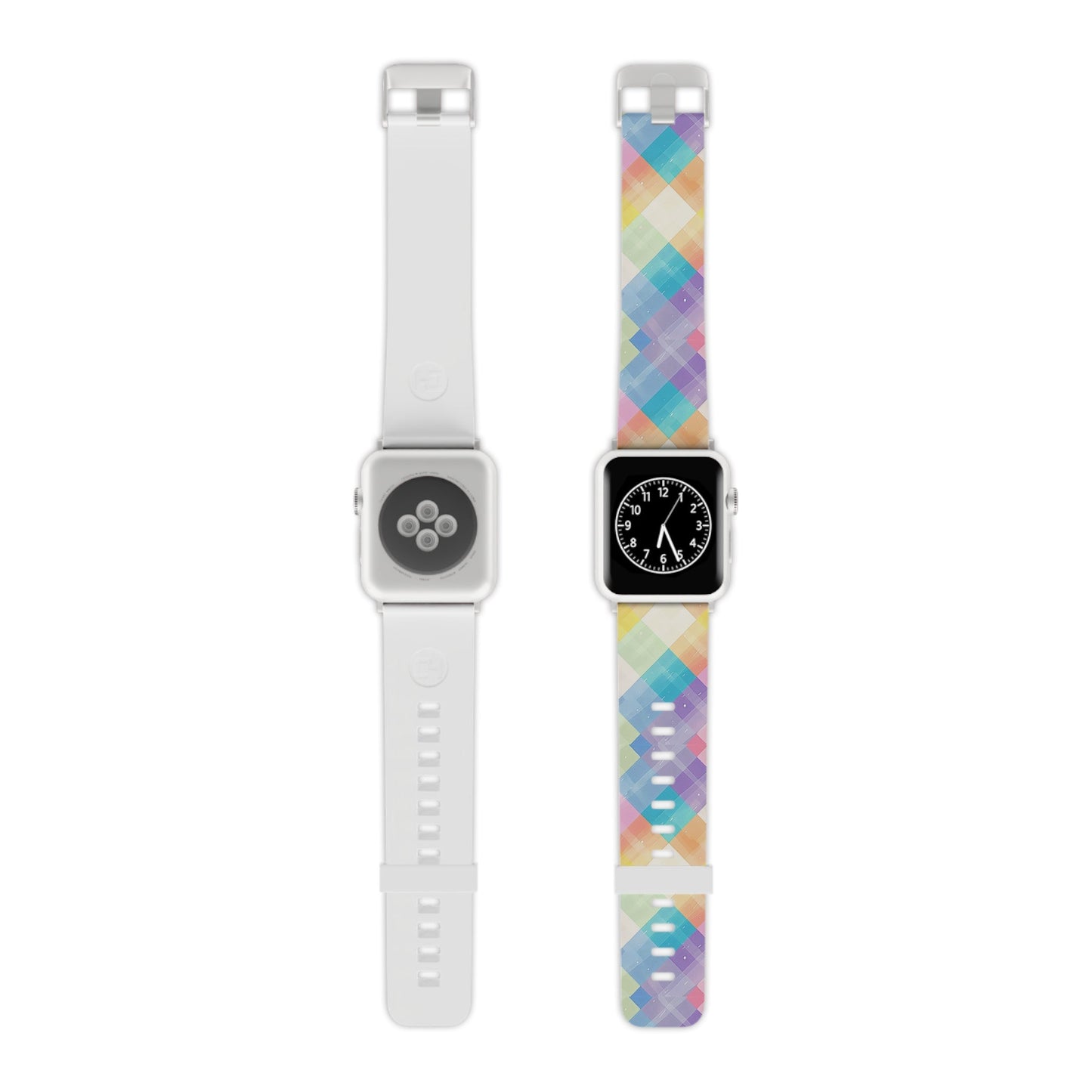 Pastel Plaid Watercolor Apple Watch Band - BOGO Cases