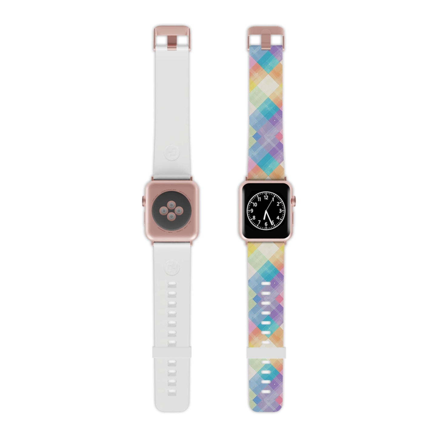 Pastel Plaid Watercolor Apple Watch Band - BOGO Cases