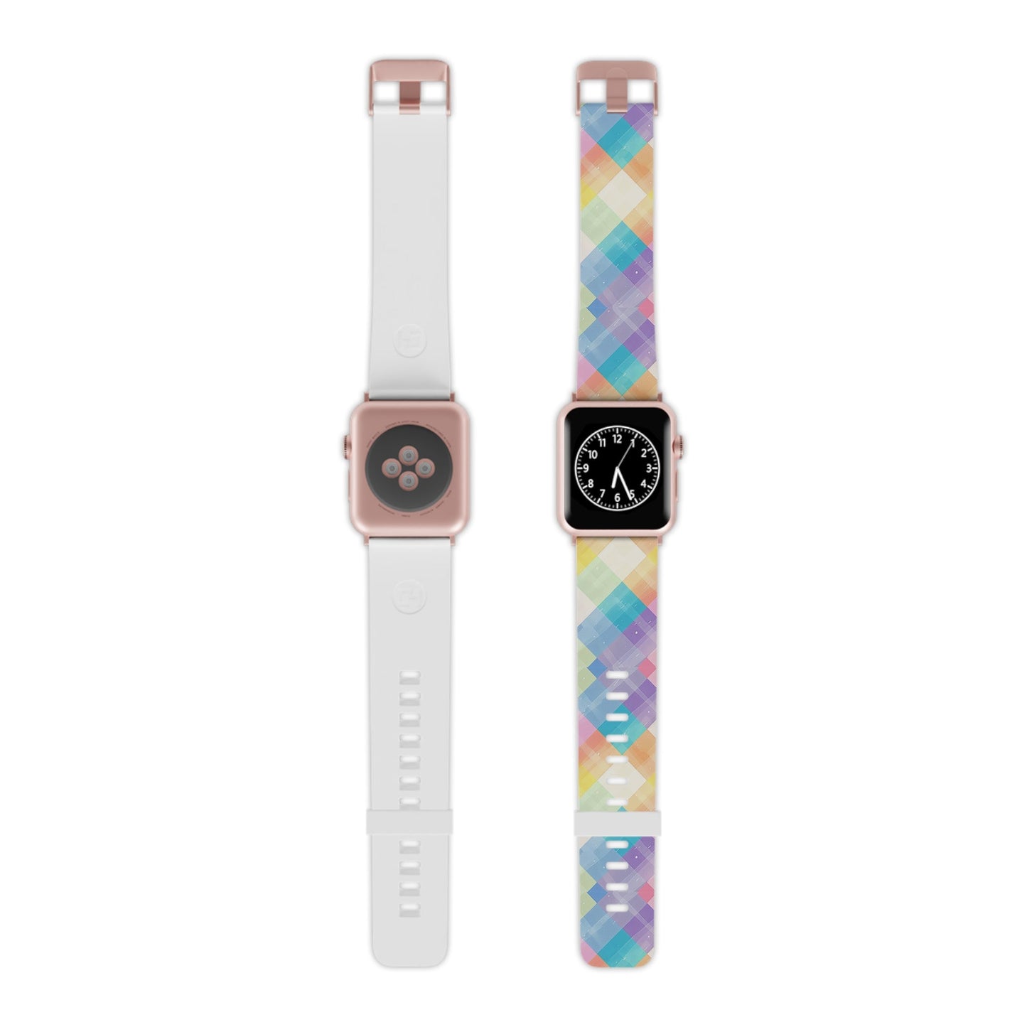 Pastel Plaid Watercolor Apple Watch Band - BOGO Cases