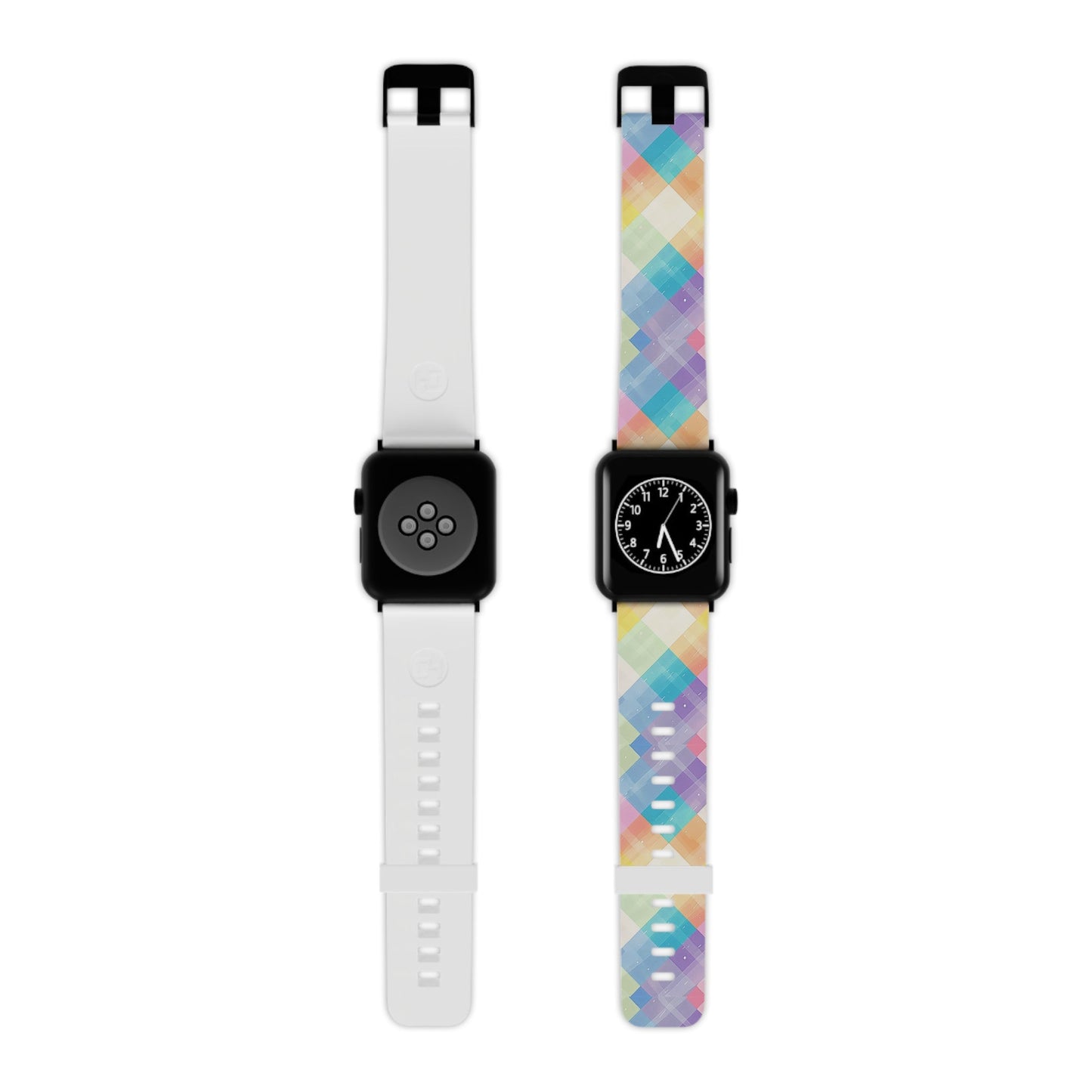 Pastel Plaid Watercolor Apple Watch Band - BOGO Cases