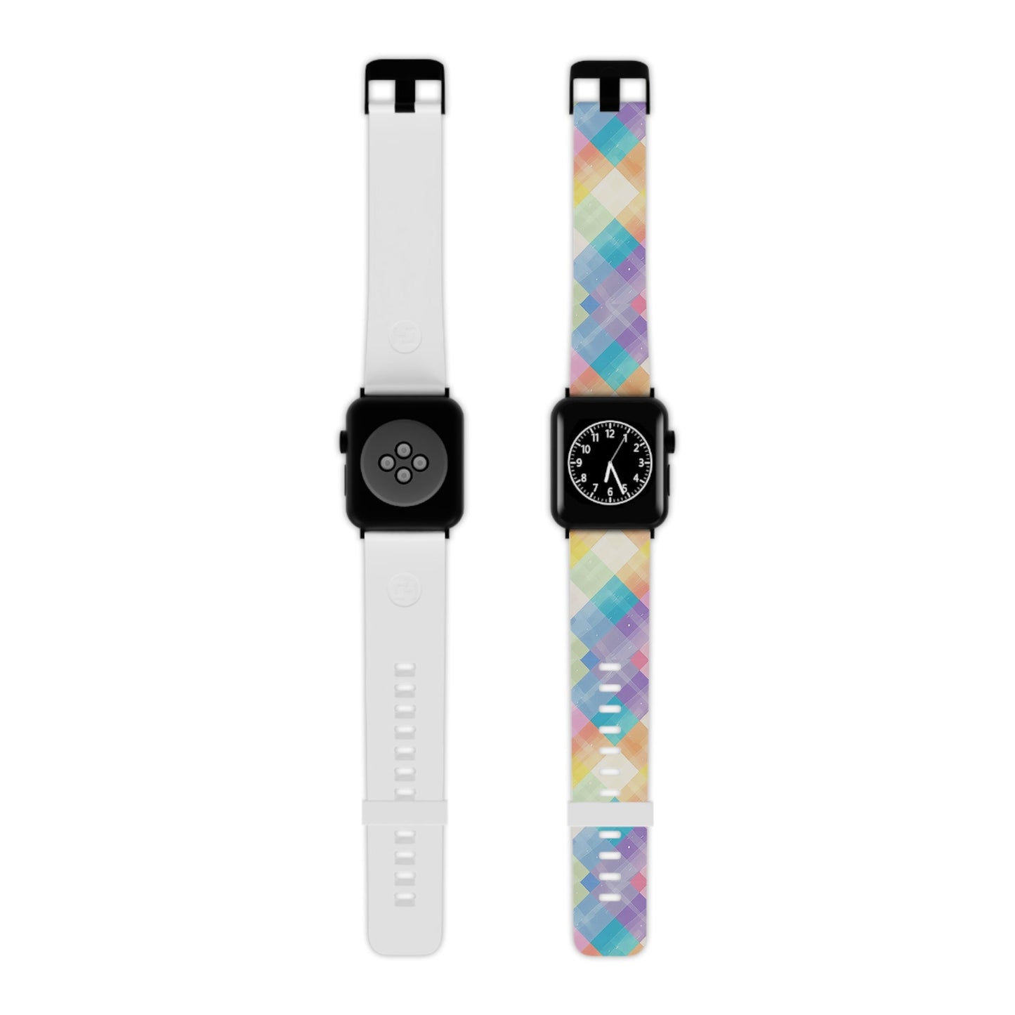 Pastel Plaid Watercolor Apple Watch Band - BOGO Cases