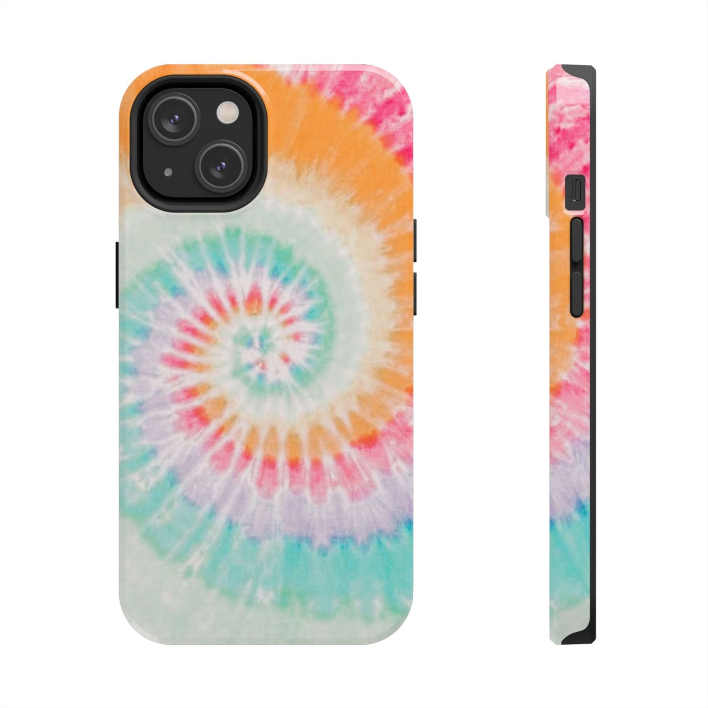 Pastel Swirl Tie - Dye iPhone Case – Soft & Minimalistic Style - BOGO Cases