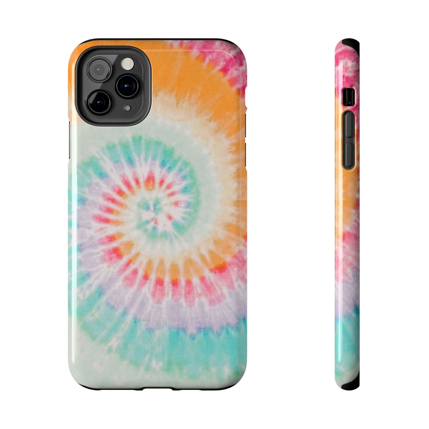 Pastel Swirl Tie - Dye iPhone Case – Soft & Minimalistic Style - BOGO Cases