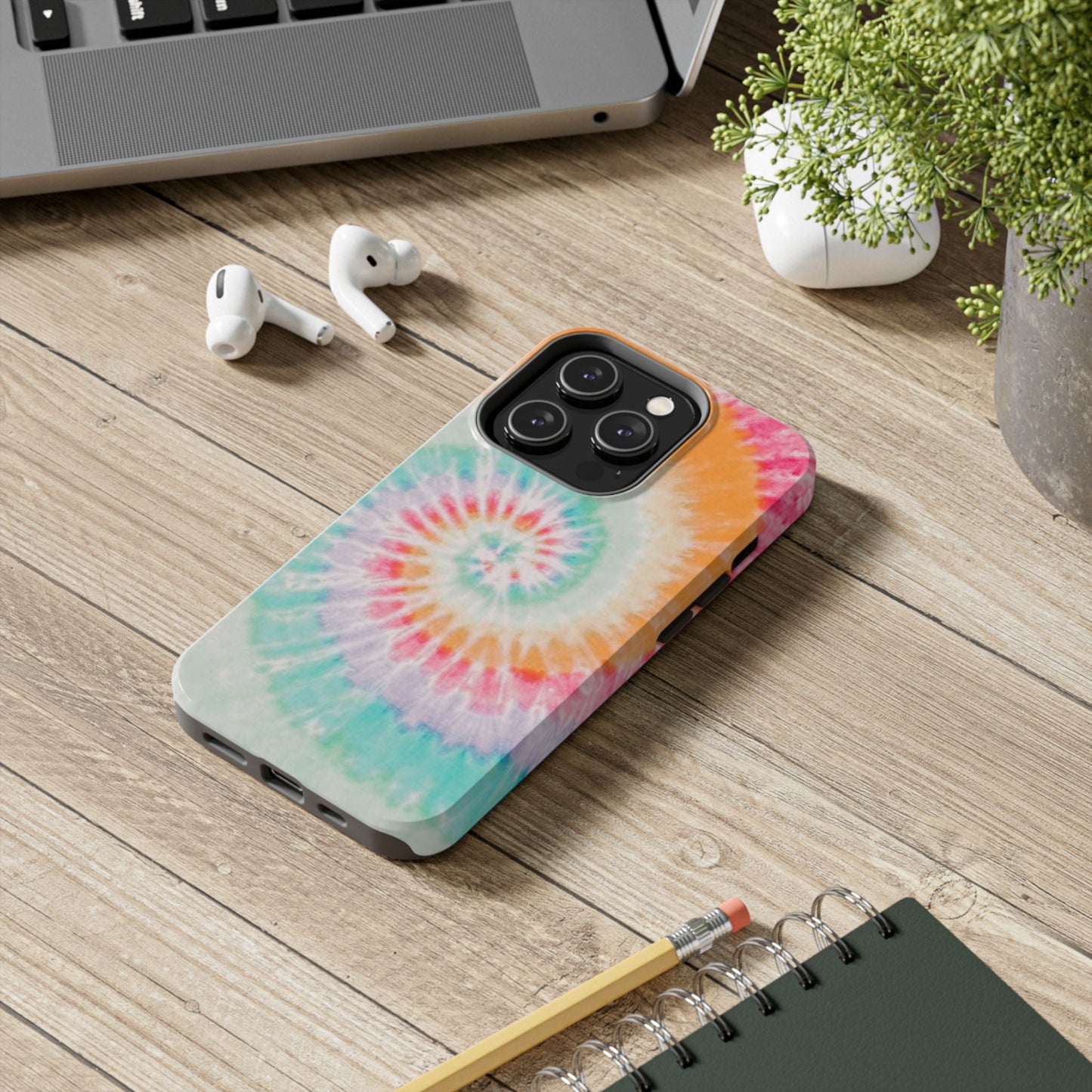 Pastel Swirl Tie - Dye iPhone Case – Soft & Minimalistic Style - BOGO Cases