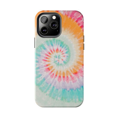 Pastel Swirl Tie - Dye iPhone Case – Soft & Minimalistic Style - BOGO Cases