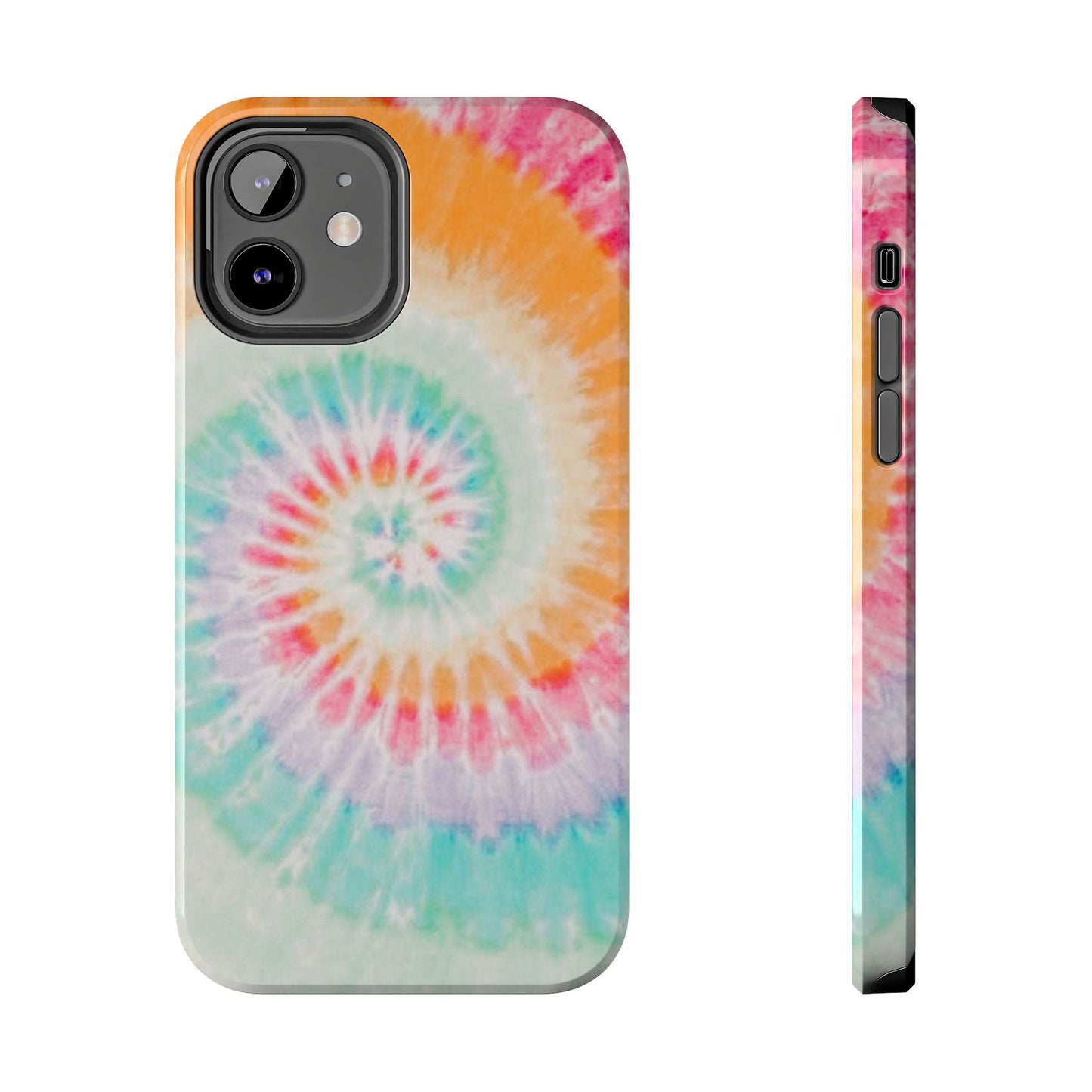 Pastel Swirl Tie - Dye iPhone Case – Soft & Minimalistic Style - BOGO Cases