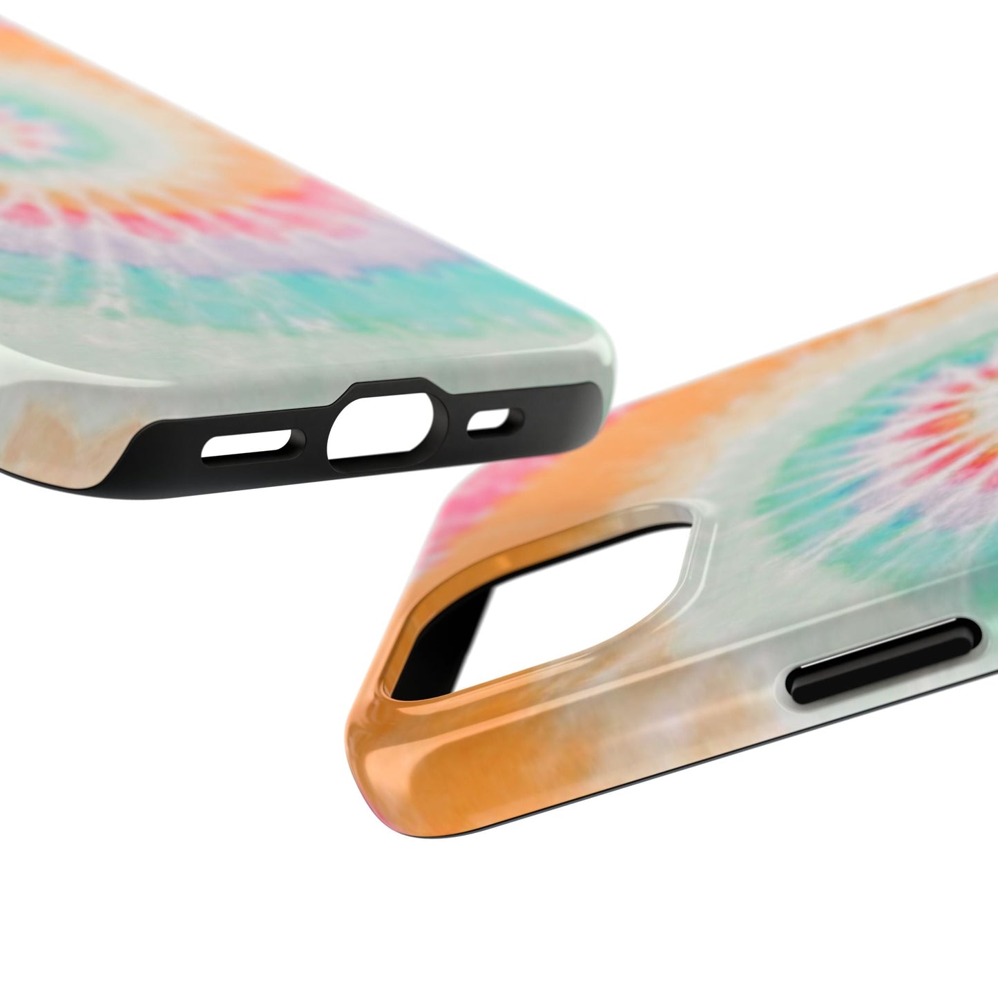Pastel Swirl Tie - Dye iPhone Case – Soft & Minimalistic Style - BOGO Cases
