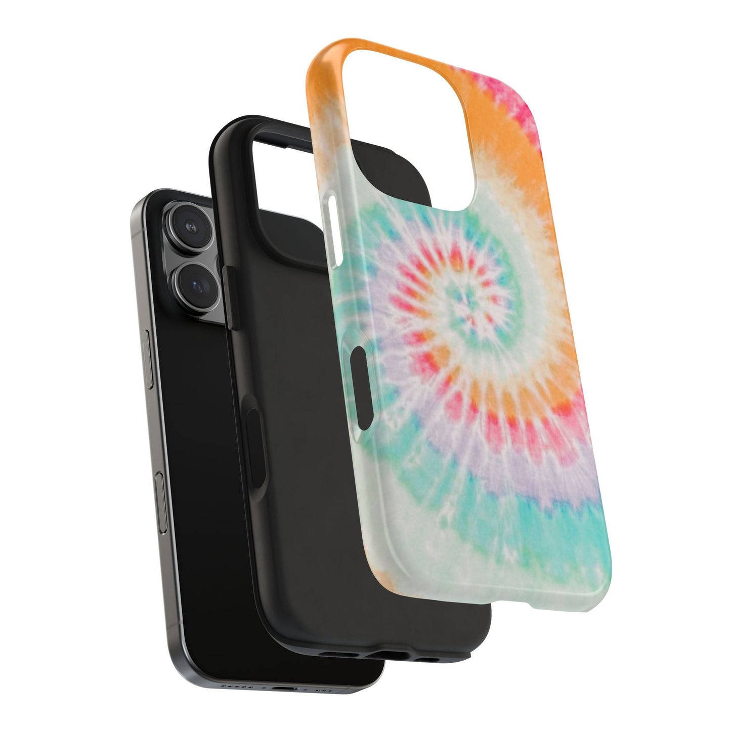 Pastel Swirl Tie - Dye iPhone Case – Soft & Minimalistic Style - BOGO Cases
