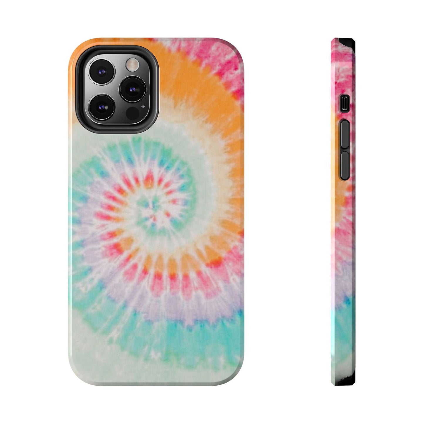 Pastel Swirl Tie - Dye iPhone Case – Soft & Minimalistic Style - BOGO Cases