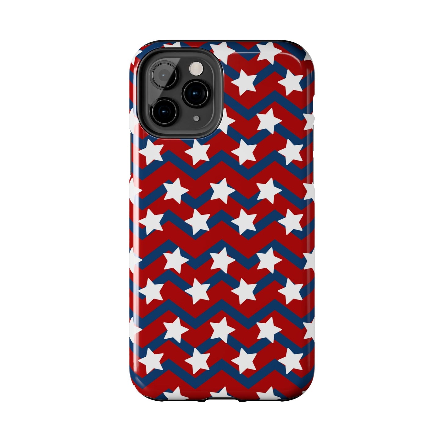 Patriotic Chevron Stars - iPhone Series Case - BOGO Cases
