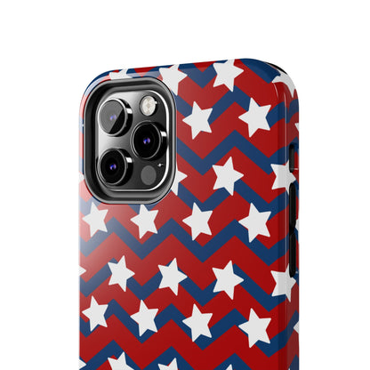 Patriotic Chevron Stars - iPhone Series Case - BOGO Cases