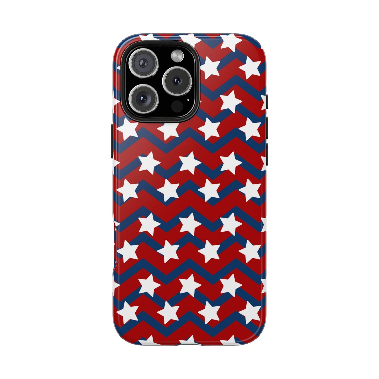 Patriotic Chevron Stars - iPhone Series Case - BOGO Cases