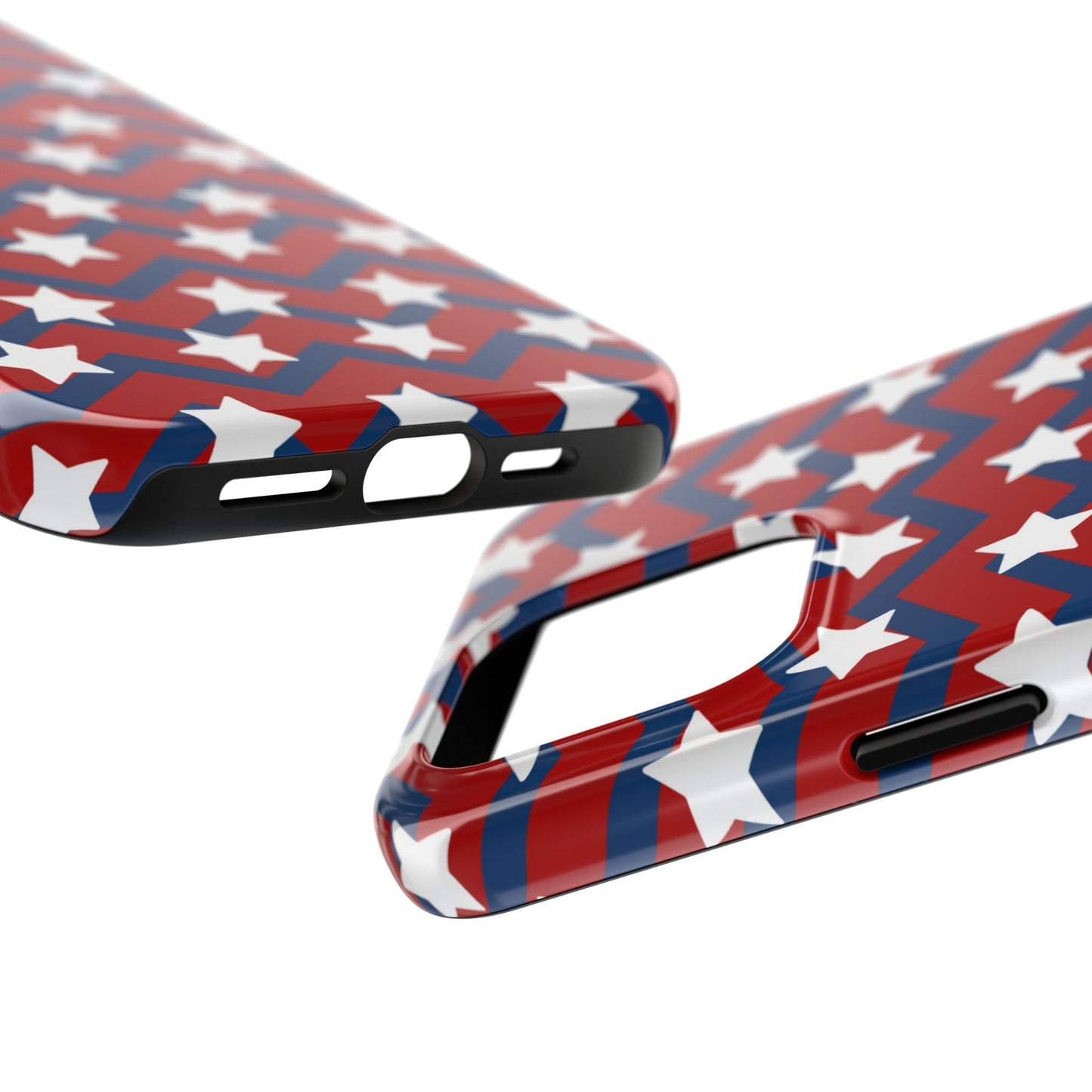 Patriotic Chevron Stars - iPhone Series Case - BOGO Cases
