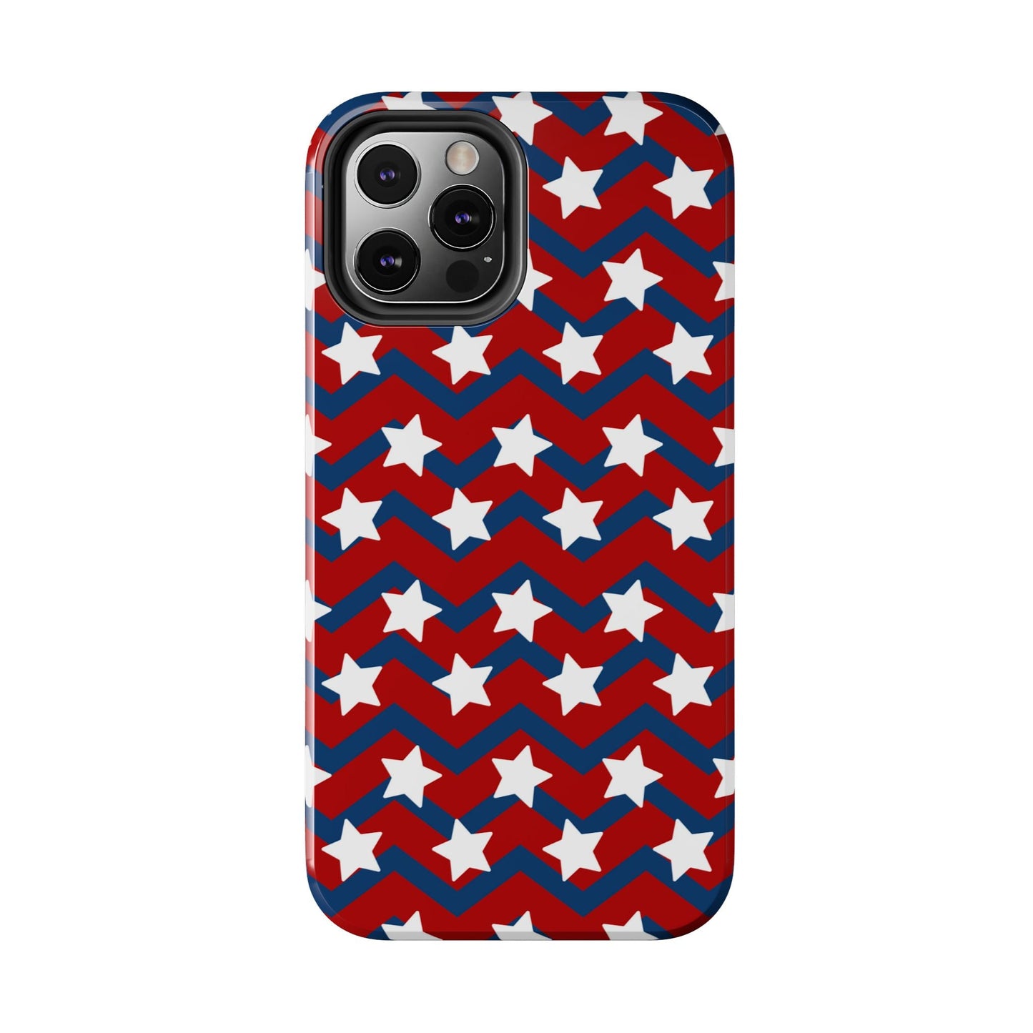Patriotic Chevron Stars - iPhone Series Case - BOGO Cases