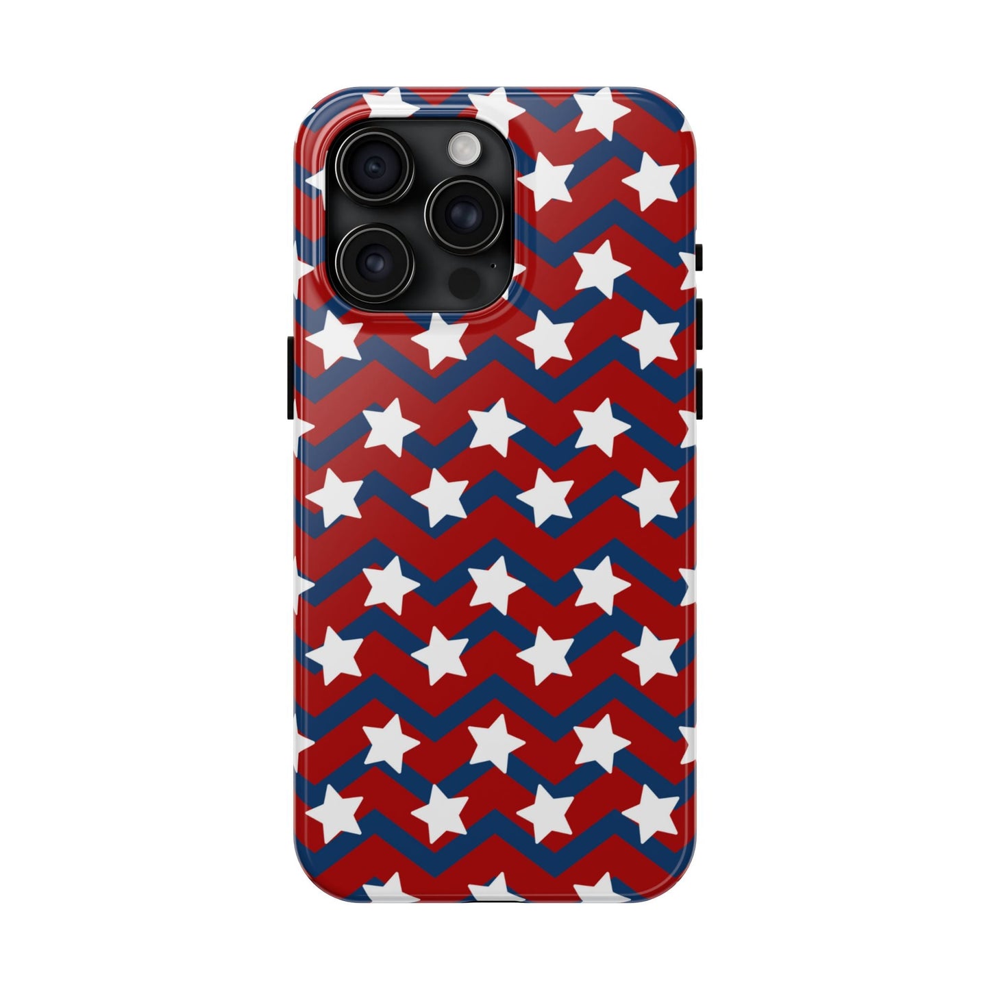 Patriotic Chevron Stars - iPhone Series Case - BOGO Cases