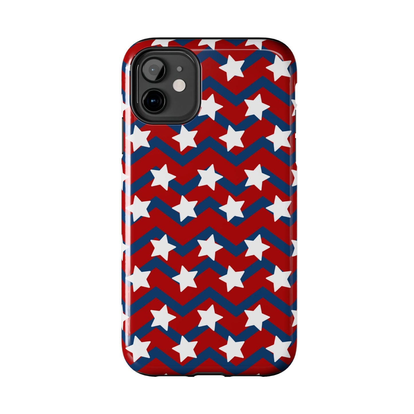 Patriotic Chevron Stars - iPhone Series Case - BOGO Cases