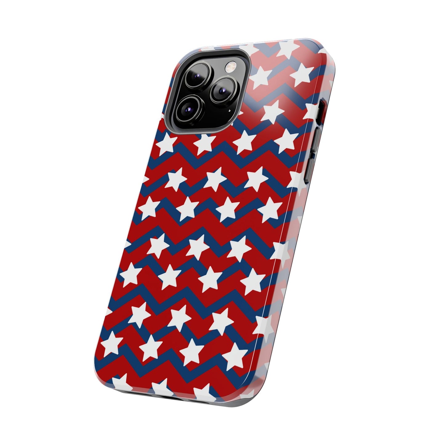 Patriotic Chevron Stars - iPhone Series Case - BOGO Cases