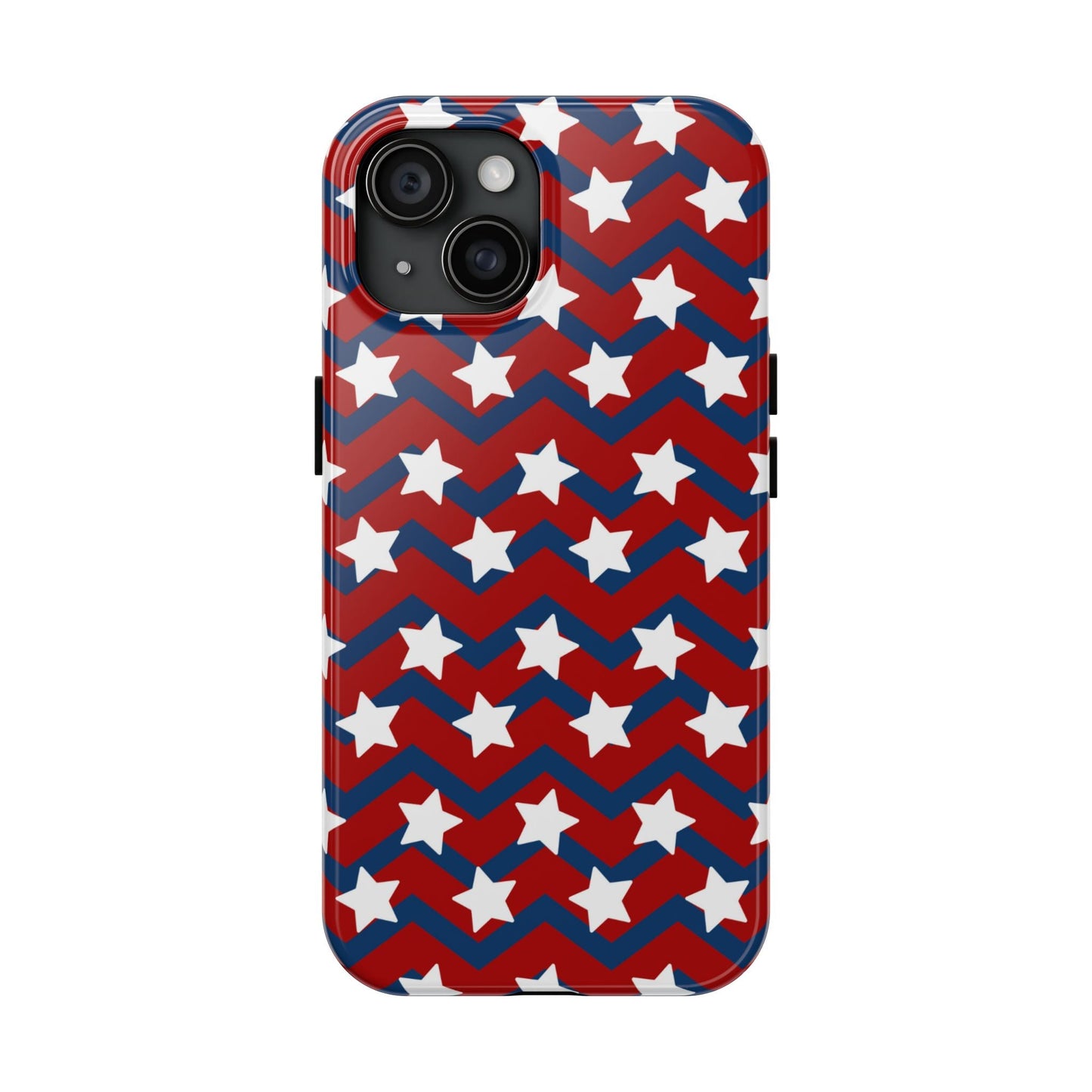Patriotic Chevron Stars - iPhone Series Case - BOGO Cases