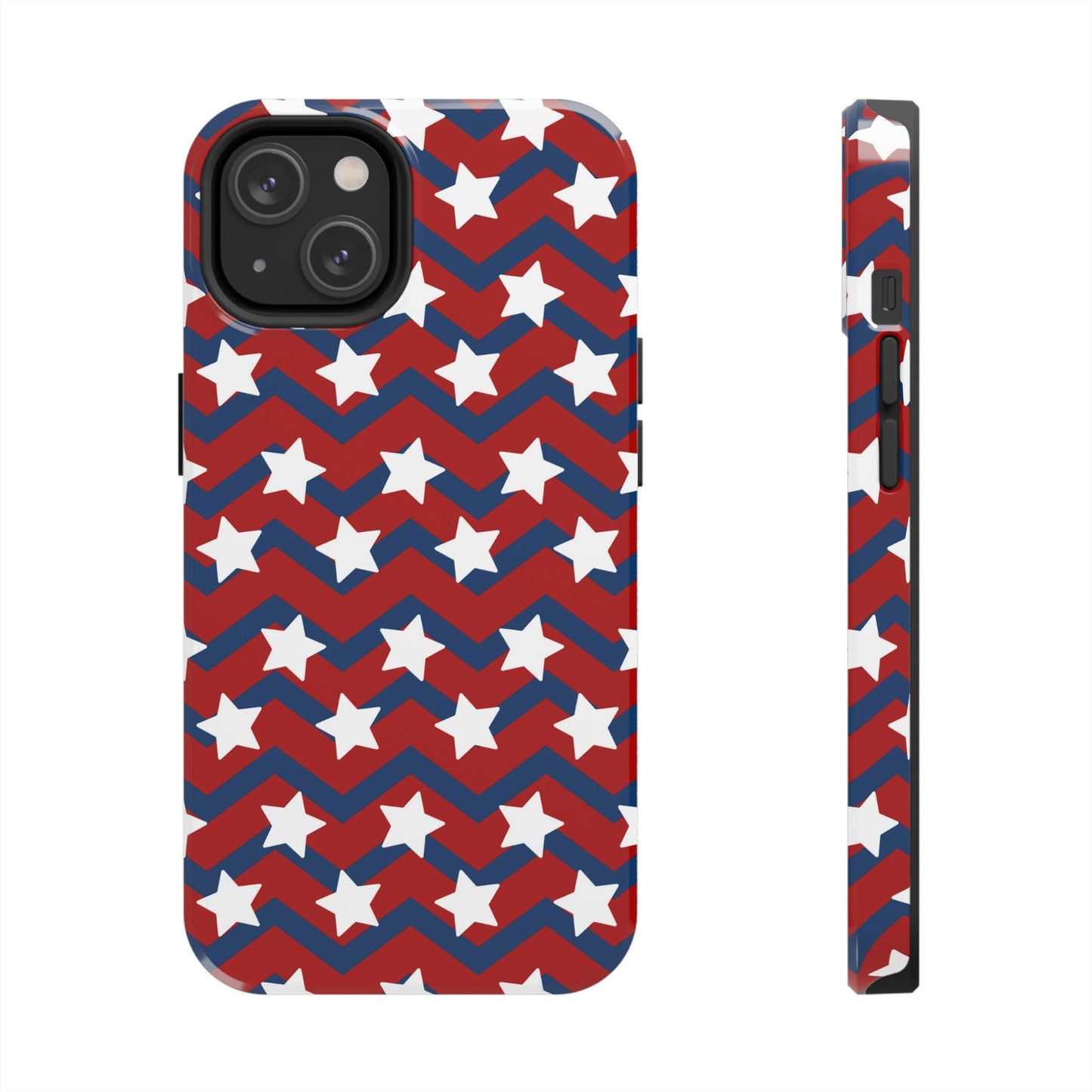 Patriotic Chevron Stars - iPhone Series Case - BOGO Cases
