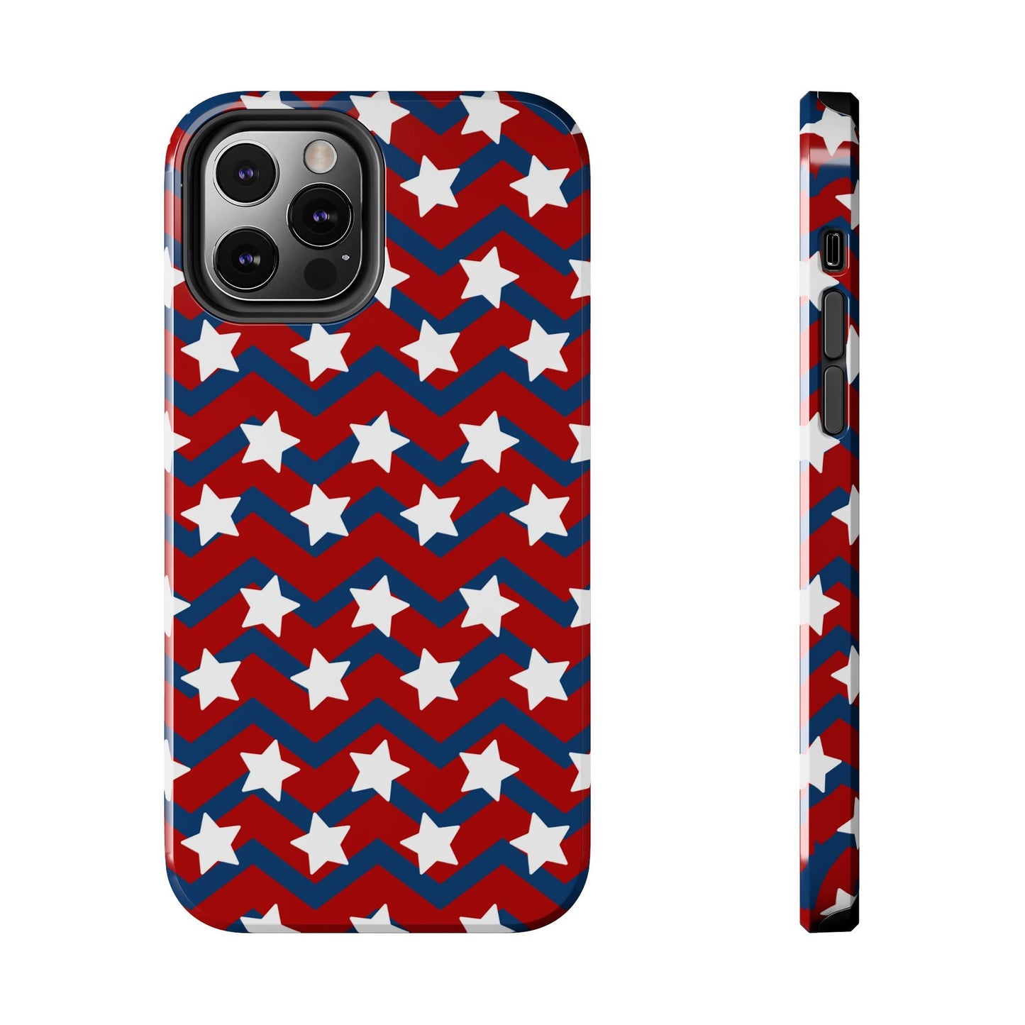 Patriotic Chevron Stars - iPhone Series Case - BOGO Cases