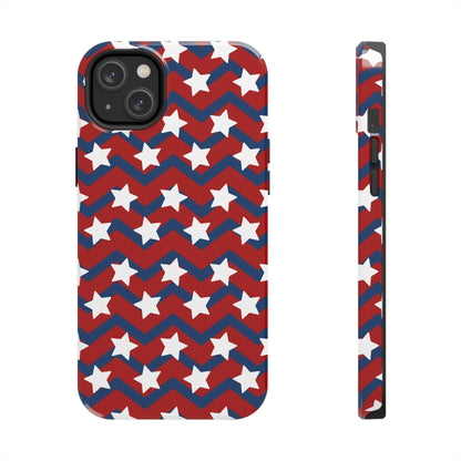 Patriotic Chevron Stars - iPhone Series Case - BOGO Cases
