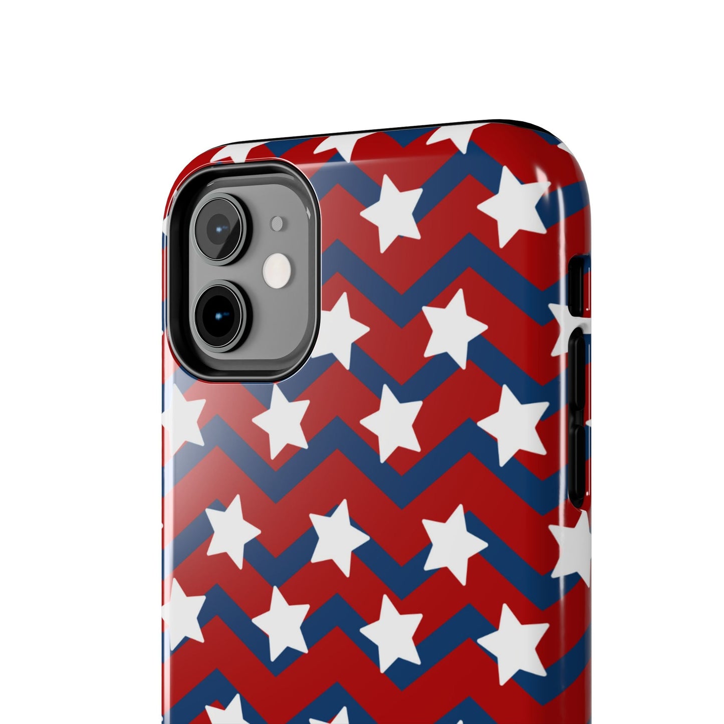 Patriotic Chevron Stars - iPhone Series Case - BOGO Cases