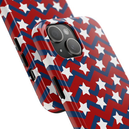 Patriotic Chevron Stars - iPhone Series Case - BOGO Cases