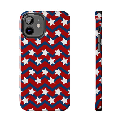 Patriotic Chevron Stars - iPhone Series Case - BOGO Cases